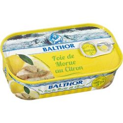 Balthor 1/4 Foie De Morue Fume Au Citron.121G