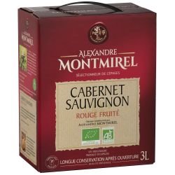 Alexandre Montmirel Vin Rouge Fruité Bio Cabernet Sauvignon : La Fontaine De 3L