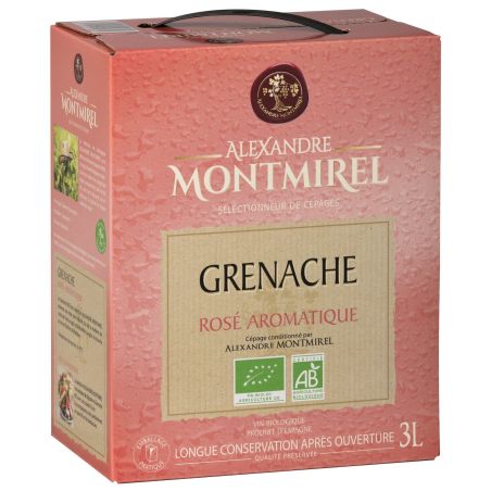 Alexandre Montmirel Vin Rosé Bio : La Fontaine De 3L