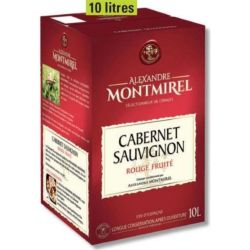 Alexandre Montmirel Vin D'Espagne Cabernet Sauvignon, Rouge : La Fontainer De 10L