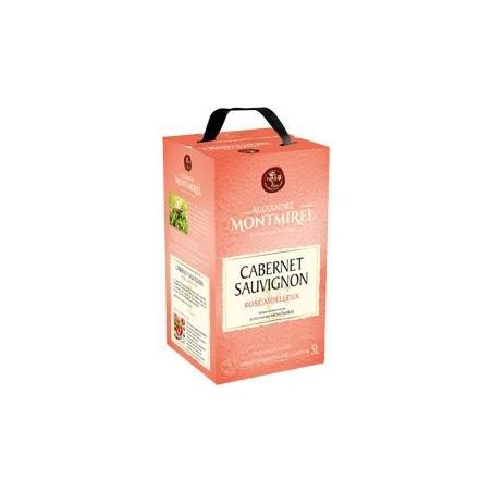 Alexandre Montmirel Cabernet Sauvigon Rosé Moelleux Bib 5L