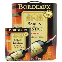 Baron De Lestac Cubi Rouge Bordeaux Bag In Box 3L
