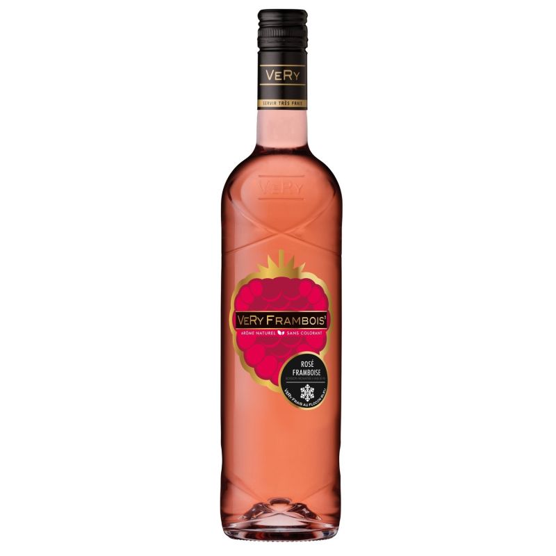 Very Framboise Boisson À Base De Vin Aromatisée : La Bouteille 75Cl