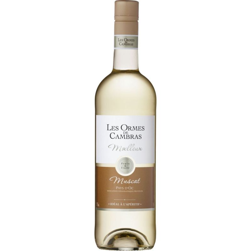 Les Ormes De Cambras Igp Pays-D'Oc Muscat Blanc 75Cl
