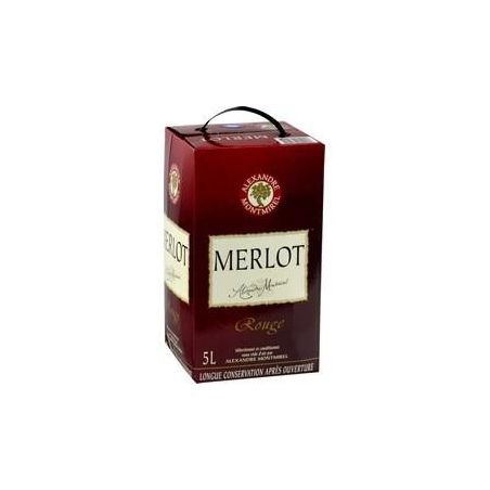 Montmirel Vin D’Espagne Merlot Rouge 5L