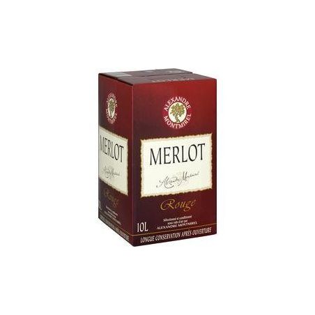 Montmirel Merlot Rouge Espagne Bib 10L