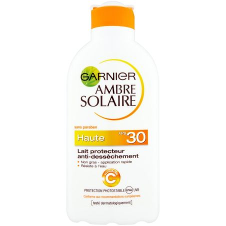 Ambre Sol Garnier Solaire Lait Protecteur Hydratation 24H Spf30 200Ml