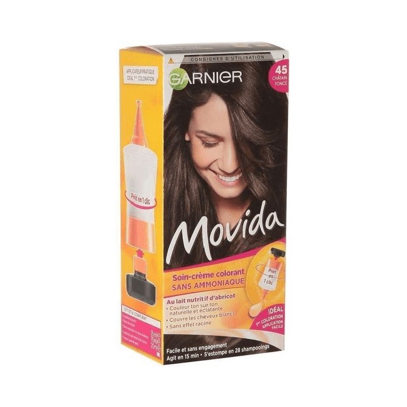 Garnier Movida Coloration Temporaire Sans Ammoniaque 45 Châtain Foncé