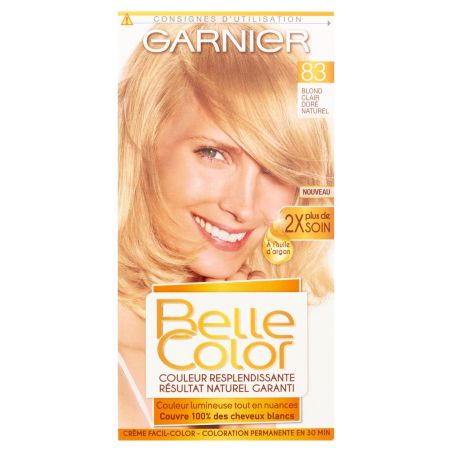 Garnier Belle Color Coloration Permanente 83 Blond Clair Doré Naturel