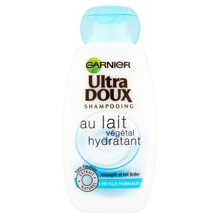 Garnier Ultra Doux Shampooing Au Lait Végétal Hydratant Cheveux Normaux 250Ml
