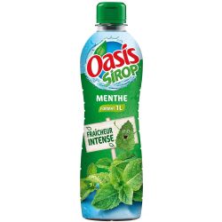 Oasis Sirop Menthe : La Bouteille De 1L
