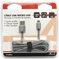 Arcoll Câble Usb Micro 180 Cm