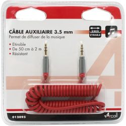Arcoll Câble Auxiliaire 3.5 Mm Extensible
