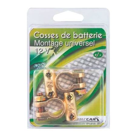 Lumi'Car Cosses De Batterie Montage Universel 12V