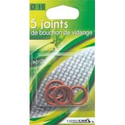 Lumi'Car Jointes De Bouchon Vidange Diamètre 16 X5