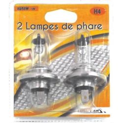 Lumi'Car Lampes De Phare H4 X2