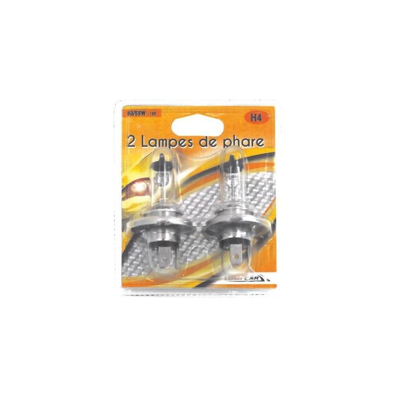 Lumi'Car Lampes De Phare H4 X2