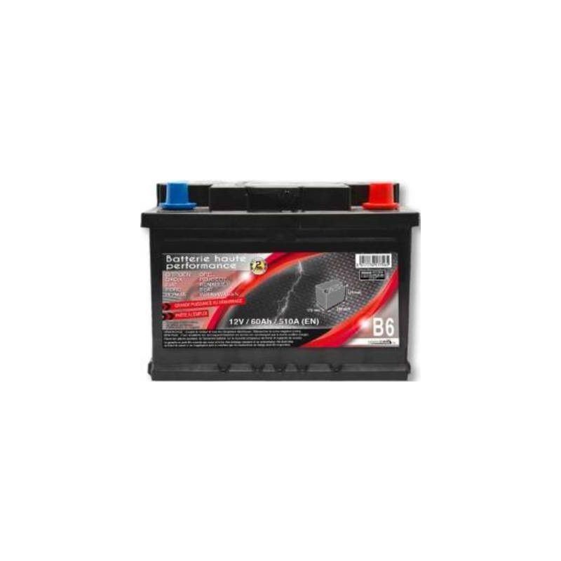 Lumi'Car Batterie Haute Performance B6 12V/60Ah/510A