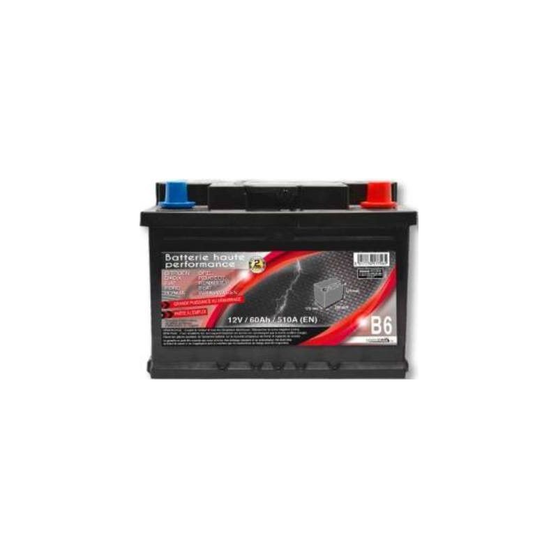 Lumi'Car Batterie Haute Performance B6 12V/60Ah/510A