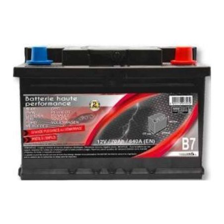 Lumi'Car Batterie Haute Performance B7 12V/70Ah/640A