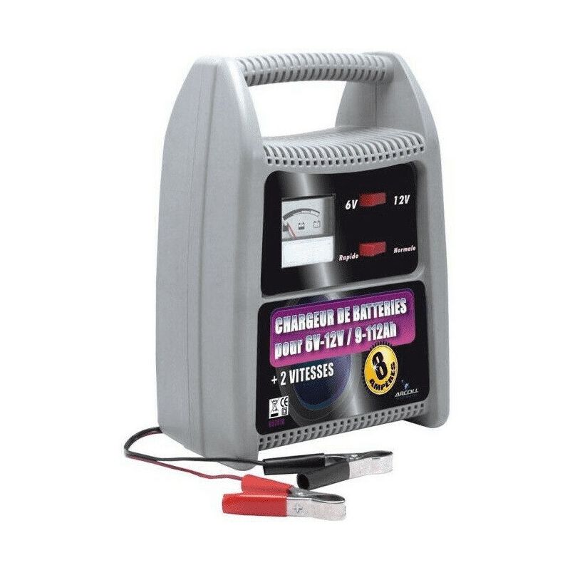 Arcoll Chargeur De Batterie 6/12V-8A