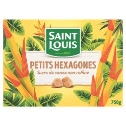 Saint Louis Sucre Petits Hexagones De Canne Non Raffiné 750G