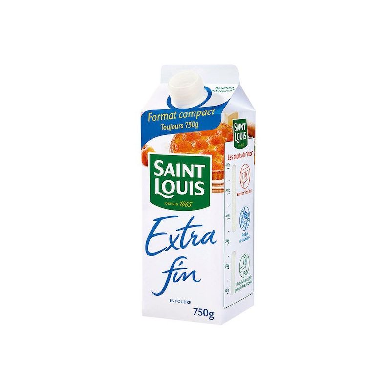 St Louis Saint Sucre En Poudre Extra-Fin : La Brique De 750 G