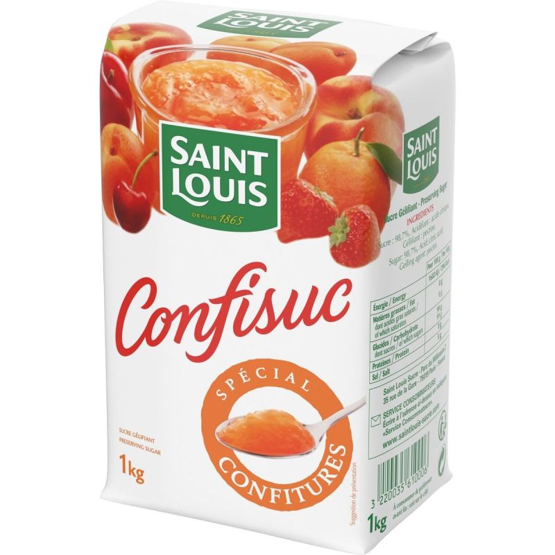 Saint Louis Sucre En Poudre Spécial Confitures 1Kg