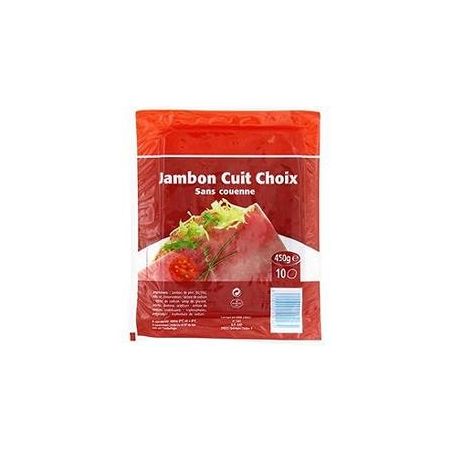 1Er Prix 450G 10 Tranches Jambon Cuit Choix Dd