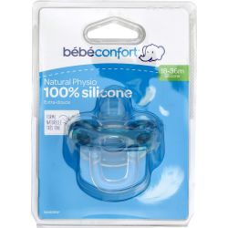 Bébé Confort Sucette Physiologique Bleue Silicone 18 À 36 Mois