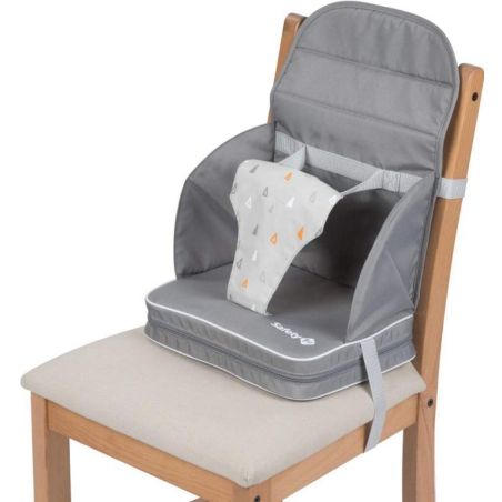 Safety 1St Rehausseur De Chaise Bébé Nomade Travel Booster Warm Grey
