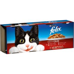 Felix Pâtée Pour Chat Bœuf Volaille Poisson : Les 4 Boîtes De 400 G
