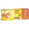 Friskies Pâtée Pour Chats Assortiment Viandes En Sauce : Les 4 Boîtes De 100 G