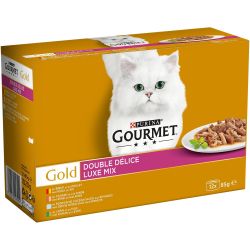 Gourmet Pâtée Pour Chat Double Délice : Les 12 Boites De 85 G