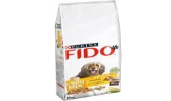 Fido Croquettes Pour Chien Adulte Poulet/Légumes : Le Sac De 15 Kg