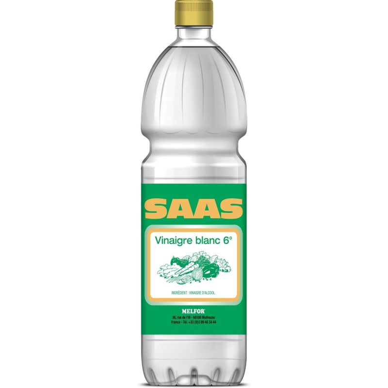 Saas Vinaigre Blanc : La Bouteille De 100 Cl