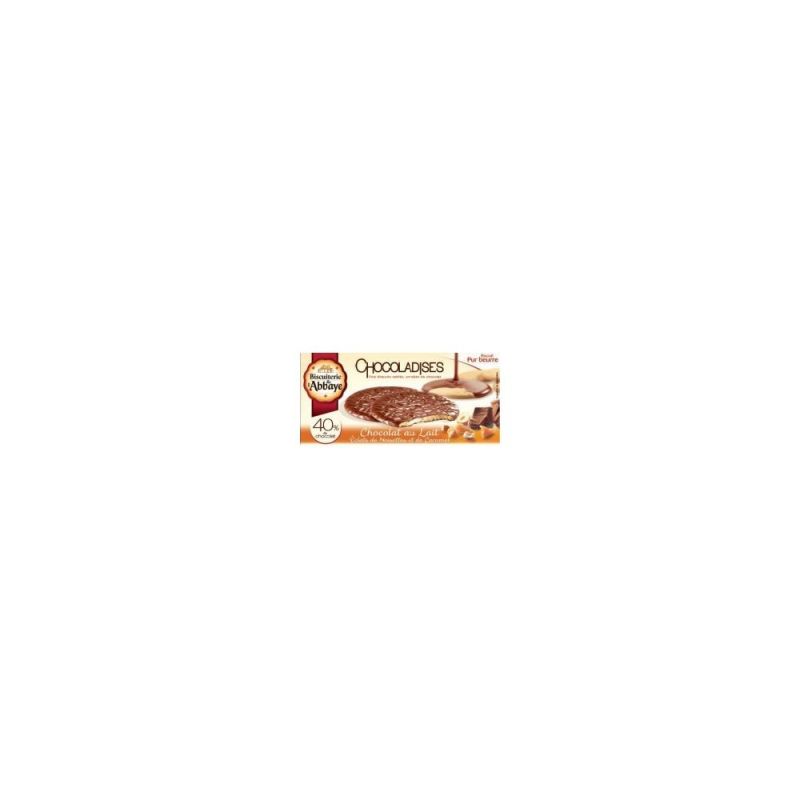 Biscuiterie De L'Abbaye 130G Chocoladise Lait Noisette/Caramel L Abbaye