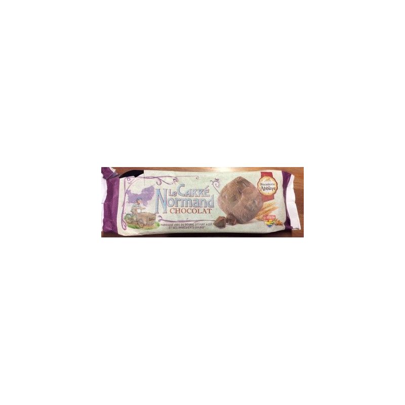 Biscuiterie De L'Abbaye 140G Sht Carre Norm.Choc.Abbay