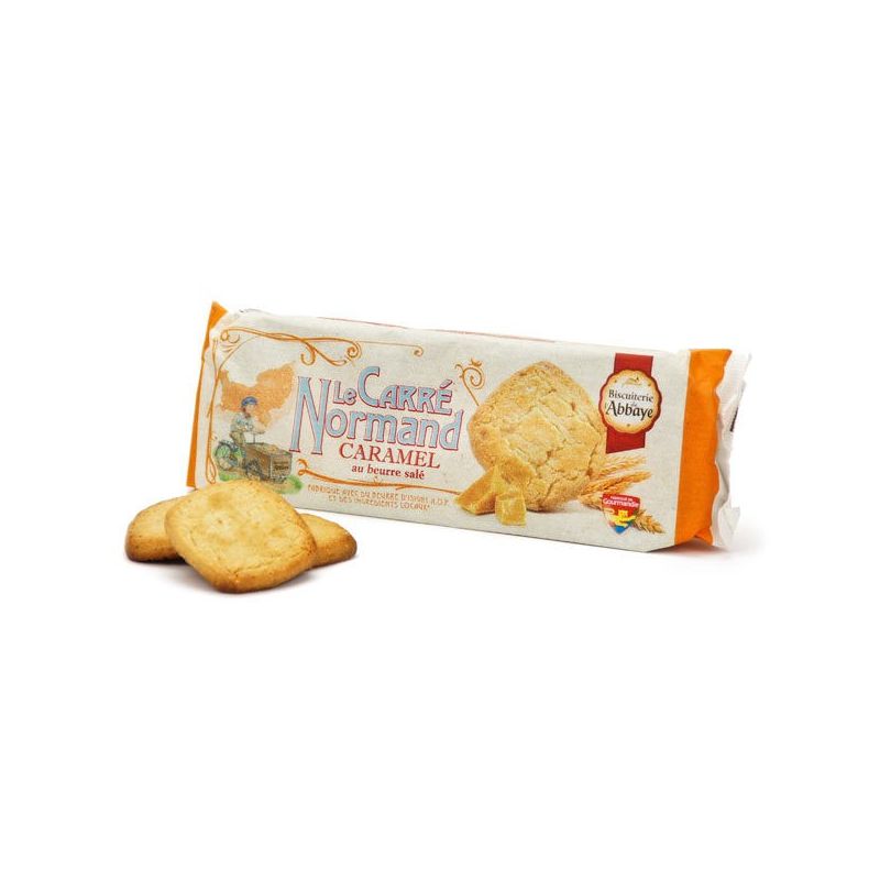 Biscuiterie De L'Abbaye 140G Sht Carre Norm.Caram.B.Ab