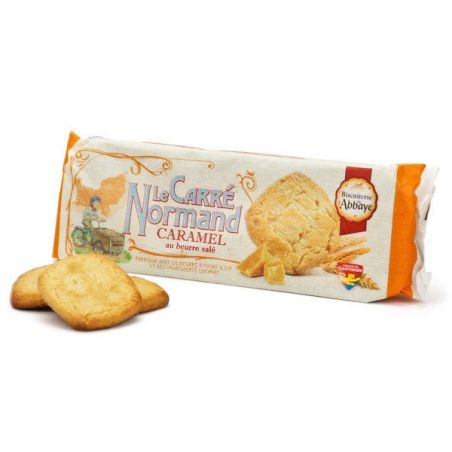 Biscuiterie De L'Abbaye 140G Sht Carre Norm.Caram.B.Ab