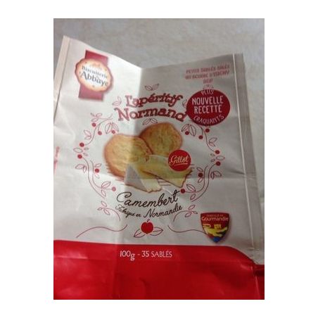 Biscuiterie De L'Abbaye 100G Sachet B/Sales Camembert
