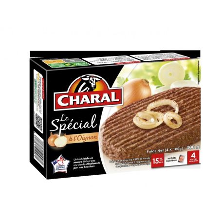 Charal 4X100G Hamburger Special Oignon