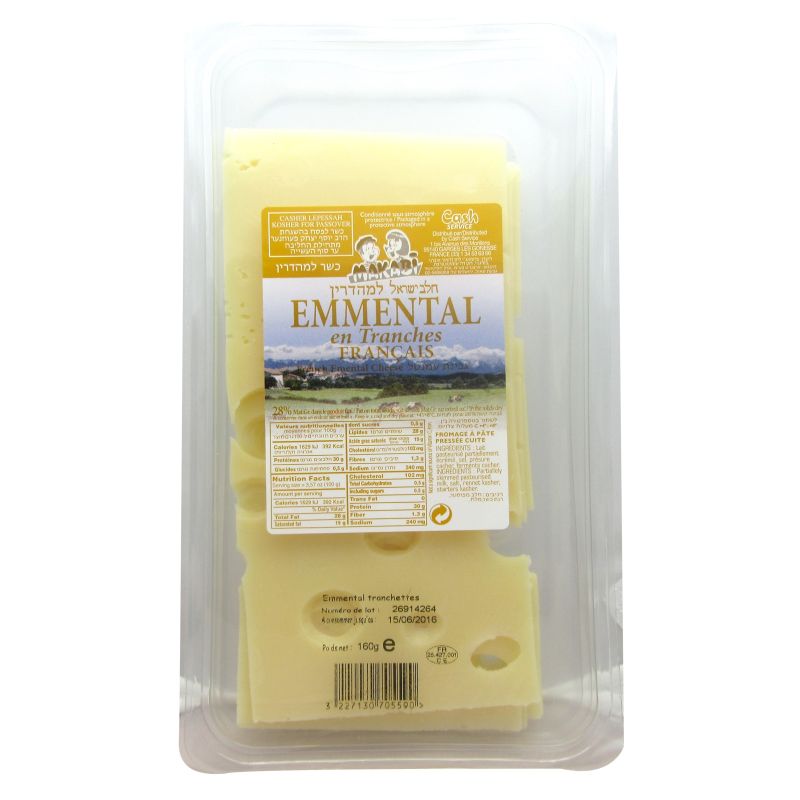 Maayane 160G Emmental Tranchette Casher