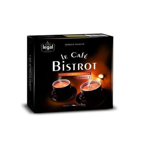 Légal Lot De 2 Cafés Bistrot Petit Noir Classique Moulu 500 G