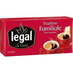 Légal Café Moulu Tradition Familiale 4X250G