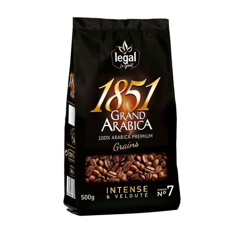 Légal 1851 Grand Arabica Intense Grains 500G