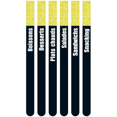 Etiq Etal Kit 6 Segment. Snack 70X1000Mm