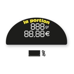 Etiq Etal Kit 50 1/2 Lune Prix Portion