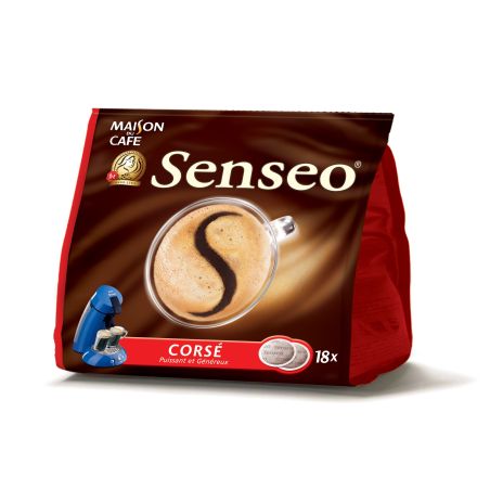 Senseo Café Dosettes Corsé : Le Sachet De 18 - 125 G