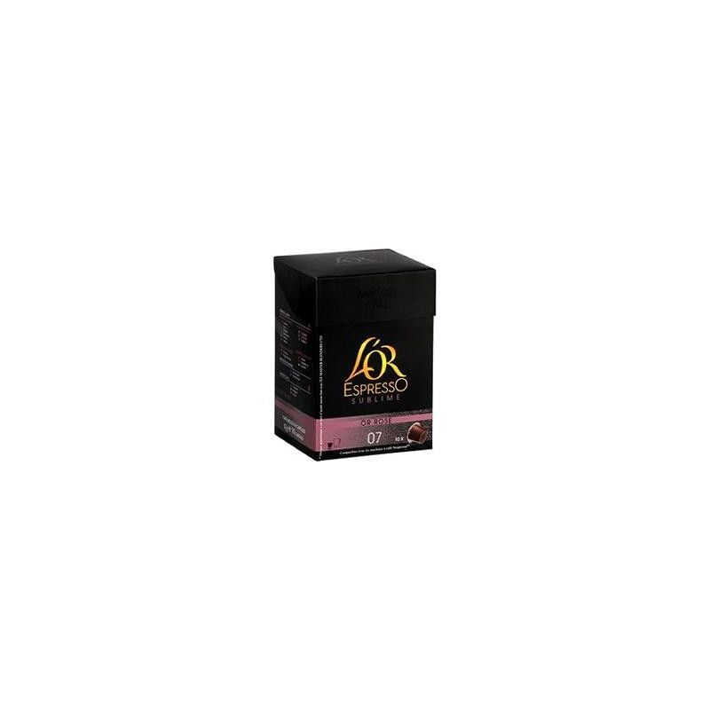 Maison Du Cafe 10 Capsules Moulu L Or Sub Rose